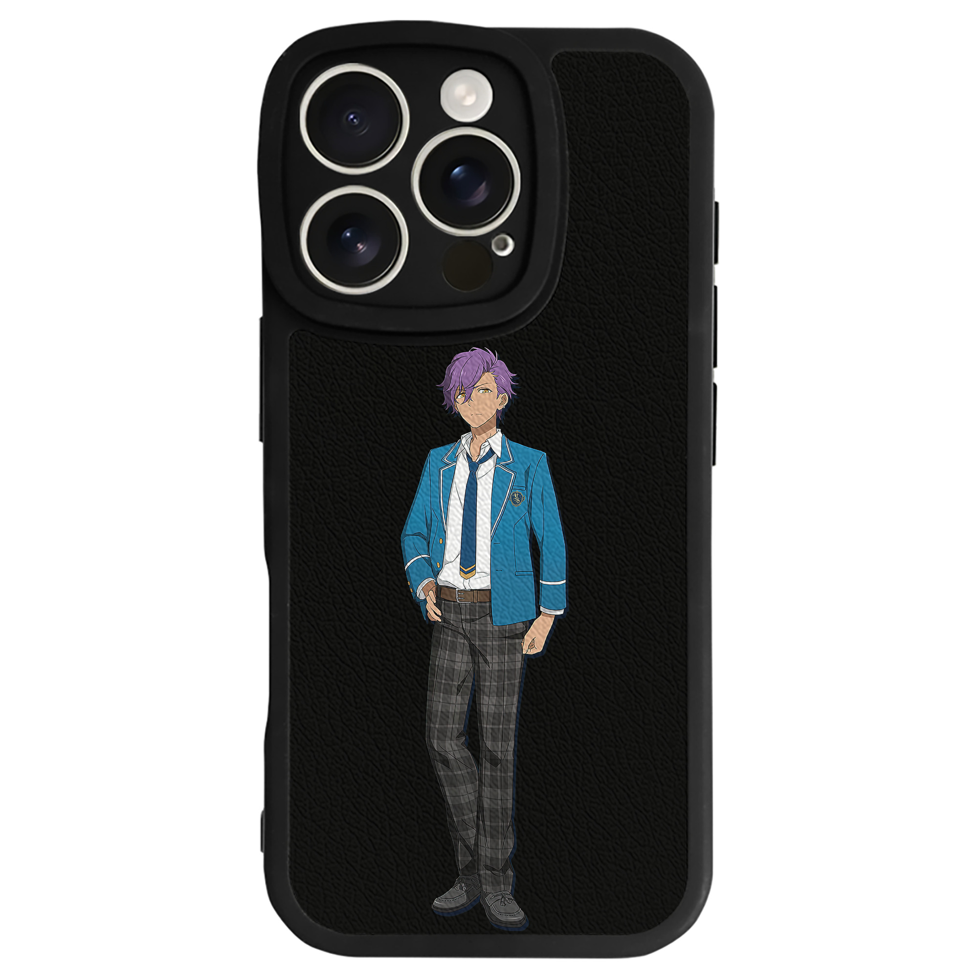 （画像用） あんさんぶるスターズ! Ensemble Stars 【iPhone 16シリーズ対応】シリコンスマホケース（レザー調） 材質：シリコン